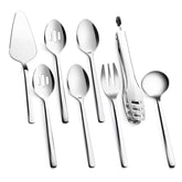 KINGSTONE cuchara con ranura para servir, ideal en buffets y servicios de mesa.