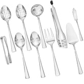 Kingstone: juego de utensilios para servir, ideal para buffets y eventos.