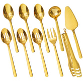 Conjunto KINGSTONE de utensilios de servicio completo, acabado espejo, ideal para buffets.