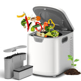 Kismile compostador de cocina 3-5l para reducir residuos y polvo en casa