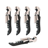 Kit-Home sacacorchos profesional: mango de palisandro y cuerpo de acero inoxidable para un desenrosado suave