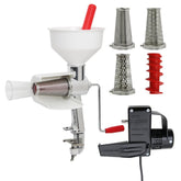 Kitchen Crop Johnny Apple Sauce Maker, vista frontal con tapa, ideal para salsas caseras.