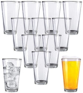 Vaso pint Kitchen Lux de 16 onzas, cristal claro para bebidas refrescantes.
