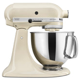 KitchenAid Artisan Mezclador Almendra Crema con tazón de acero inoxidable para masas