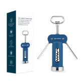 KITCHENDAO Luxury 3 en 1 sacacorchos con cortador de láminas de aluminio y abrebotellas para vino