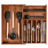 KitchenEdge organiza cubiertos extendible, optimiza el espacio en el cajón.