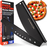 KitchenStar cortapizza basculante de 16 pulgadas para cortes rápidos y limpios