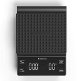 KitchenTour EK6002, plataforma de plástico resistente para mediciones precisas en café.