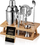 KITESSENSU coctel shaker en acero inoxidable para mezclar en casa.