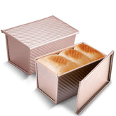 KITESSENSU pan Pullman con tapa para dos piezas, ideal para pan casero