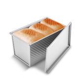 KITESSENSU Pan Pullman con tapa, capacidad de 1 libra para hornear pan