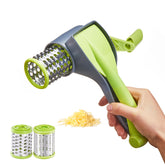 KITEXPERT rallador de queso con mango, manejo cómodo para rallado rápido