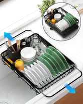 Kitsure escurridor de platos en la encimera, solución compacta para ordenar la cocina