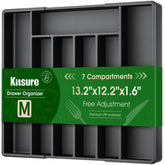Kitsure organizador-cubiertos-cajon-expandible facilita la organización diaria.
