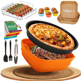 K KERNOWO set de accesorios para freidora de aire, 14 piezas, ideal para cocinar variado.