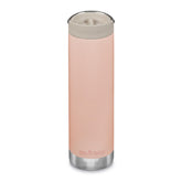 Klean Kanteen 20oz TKWide con Café Cap Peach Parfait, ideal para café caliente durante horas