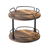 KLM giratorio de madera 12 pulgadas, acceso fácil a especias.