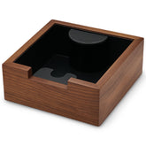 KNODOS caja-knockbox-madera-nuez-americana, elegante contenedor de posos para espresso.