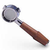 Portafiltro sin fondo KNODOS 54 mm en nogal para Breville, ajuste seguro de uso
