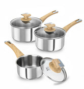 KOCH SYSTEME CS cacerola 1qt con mango frío para cocción precisa.
