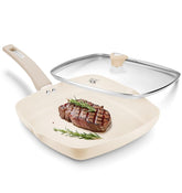 Sartén grill KOCH SYSTEME CS de 11" con tapa para parrilla casera