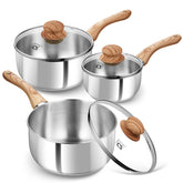 KOCH SYSTEME CS sarten inox 1qt, calentamiento rapido y distribucion homogénea.
