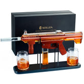 Kollea decantador de whiskey con pistola para reuniones y brindis.