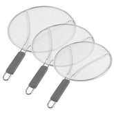 Pantalla anti salpicaduras Komokeru para sartén de 9,8 pulgadas, reduce salpicaduras en cocción.