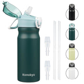 Botella Konokyo aislada 18 oz verde oscuro para bebidas frías
