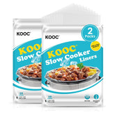 KOOC fundas para olla cocción lenta 10x13 listas para cocinar con limpieza rápida.