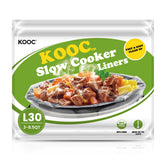 KOOC liners para olla de cocción lenta 13x21, facilita la limpieza tras cada cocción.