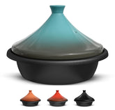 KooK tagine marroquí con tapa cónica para cocción lenta y aromática.