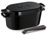 Olla KooK esmaltada de 3.4 qt con tapa, ideal para pan horneado