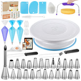 Kootek rotador de tarta de 11 pulgadas para decorar pasteles con precisión.