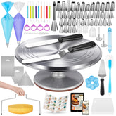 Kootek plato giratorio para tortas ofrece estabilidad al decorar.