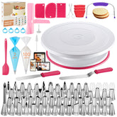 Kootek rotador de tartas de 11 pulgadas para decorar pasteles con precisión