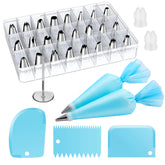 Kootek set de boquillas y bolsas para decorar pasteles con patrones variados