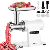 Kourice molinillo de carne: carcasa de metal resistente para uso diario.