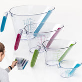 KPKitchen tazas anguladas de 4 tazas con lectura desde arriba