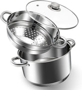Set KroWallu de cocina 6qt inoxidable para hervir y saltear