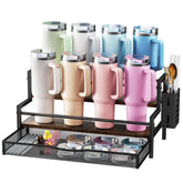 Kssiaz organizador de botellas 40oz Stanley, dos niveles para acceso rápido