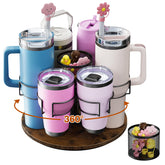 Kssiaz organizador de botellas con giro de 360° para Stanley, acceso rápido.