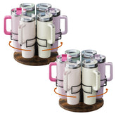 Kssiaz organizador-giratorio-stanley-40oz: acceso rápido a las tazas.