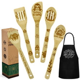 Kupnos delantal perezoso alegre, perfecto para cocinar con estilo y regalar.