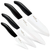 Kyocera Revolution: conjunto de cuchillos cerámicos de 7 pulgadas para cortes precisos