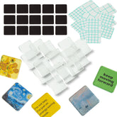 La Sheer kit de imanes para frigorifico con acrilico cuadrado de 2 pulgadas, ideal para proyectos.