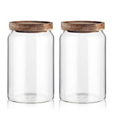 Labina jarras de vidrio 66 oz, apertura amplia para verter con facilidad.
