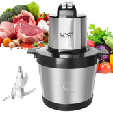 LAC LAICHY procesador de alimentos con tazón de acero inoxidable, ideal para lotes grandes.