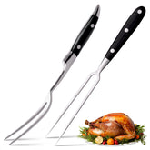Tenedor Lagarto para carne de 12 pulgadas recto, precisión para cortes limpios.
