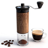 Lamido Mini Molino Manual con 56 ajustes externos para espresso y prensa francesa